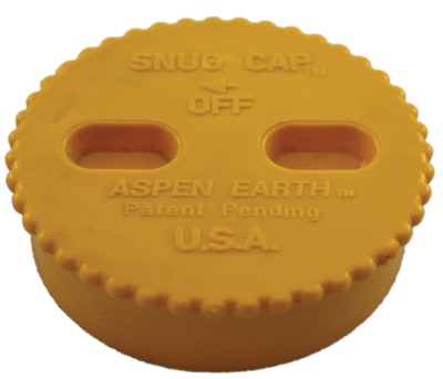Snug Cap 2" Yellow w/twist-off cap