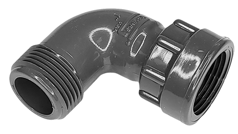 1 PVC MANIFOLD 90 ELL SWIVELXMPT