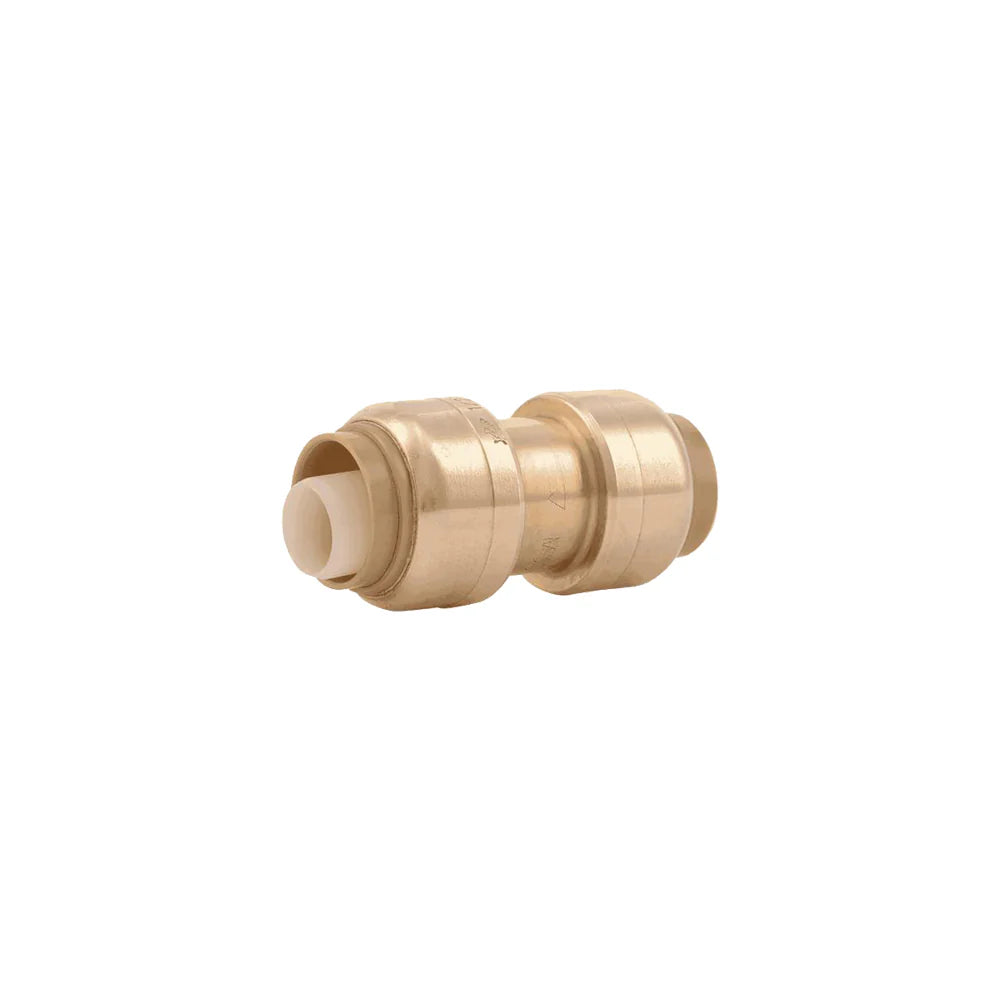 U008LF SHARKBITE 1/2" X 1/2" BRASS PUSH COUPLING