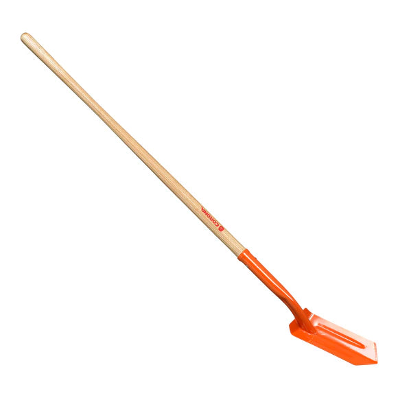 TRENCH SHOVEL, 35 DEGREE, 4 IN. ASH HARDWOOD HANDLE