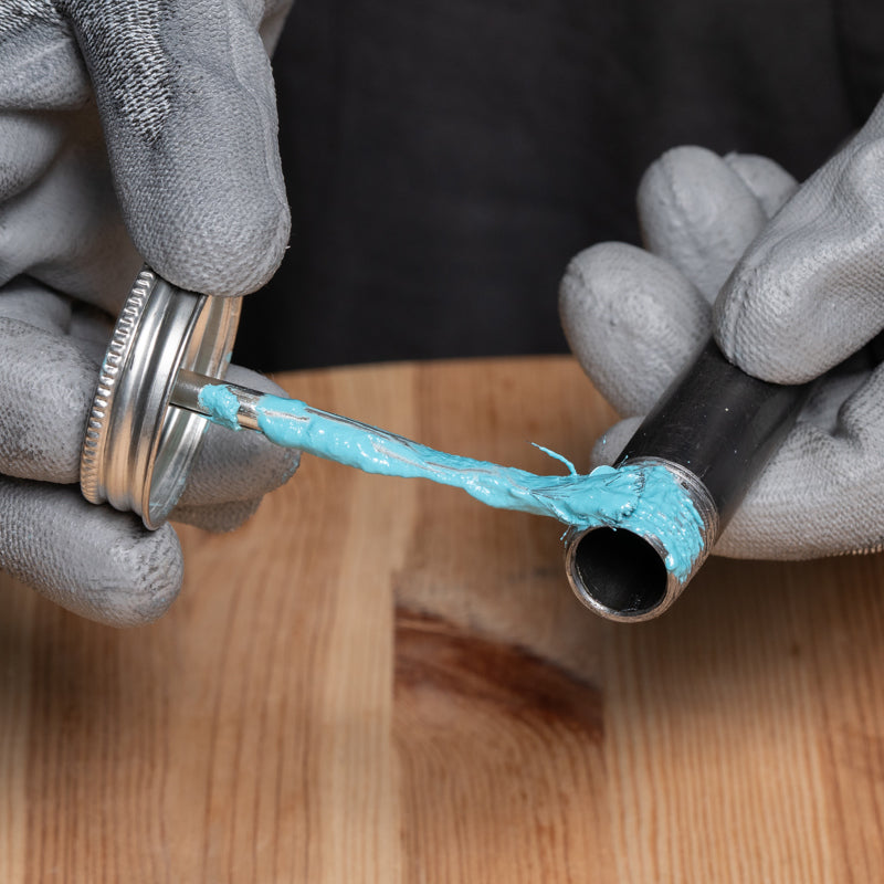 8 FL OZ BLUE PIPE JOINT COMPOUND W/BRUSH