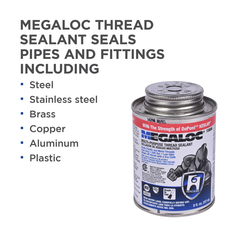 8 OZ MEGALOC THREAD SEALANT