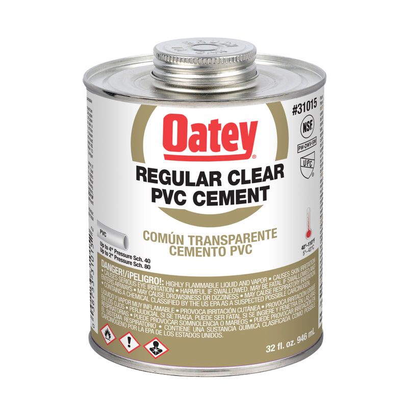 4 OZ PVC MEDIUM CLEAR CEMENT