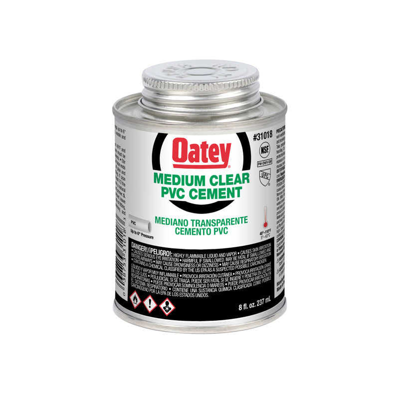 8 OZ PVC MEDIUM CLEAR CEMENT