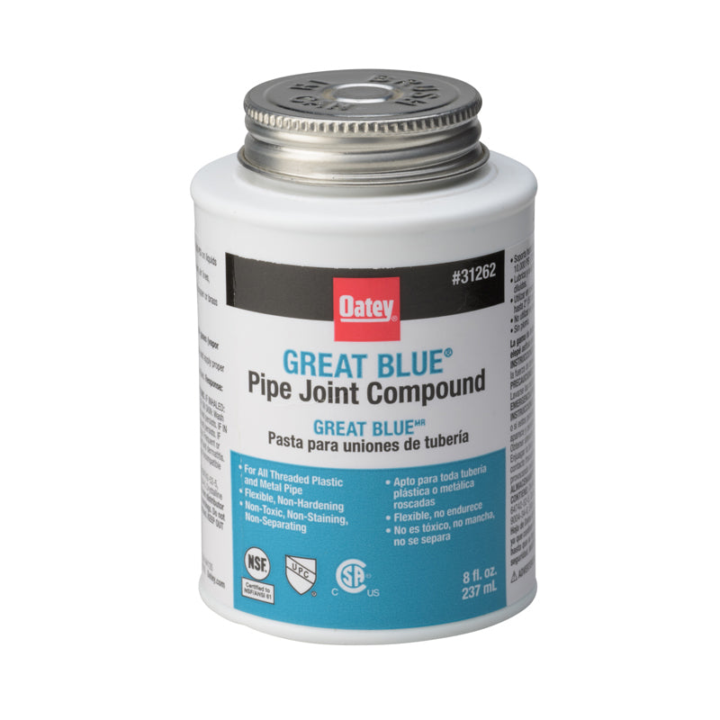 8 FL OZ BLUE PIPE JOINT COMPOUND W/BRUSH