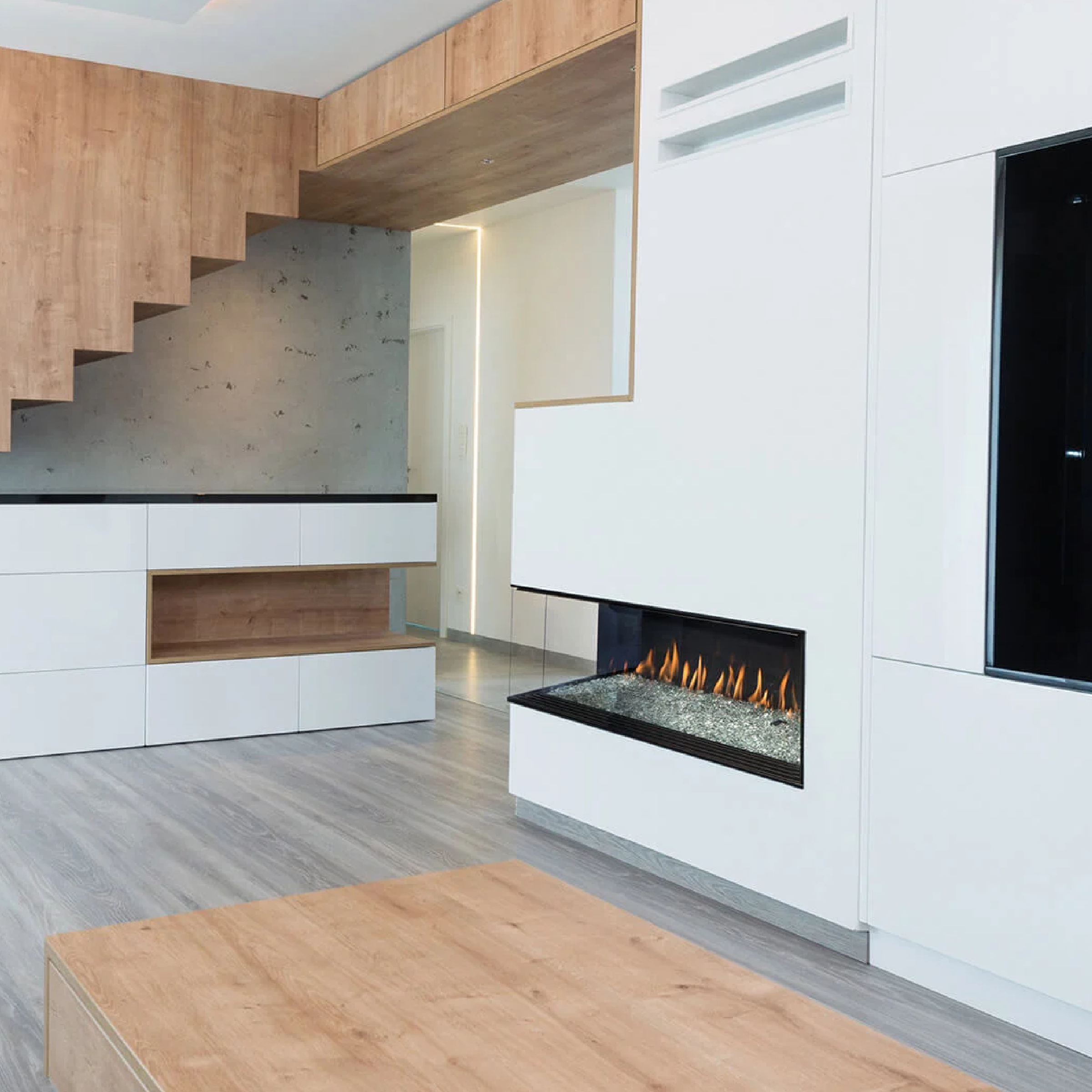 Prodigy Corner Left/Right Fireplace