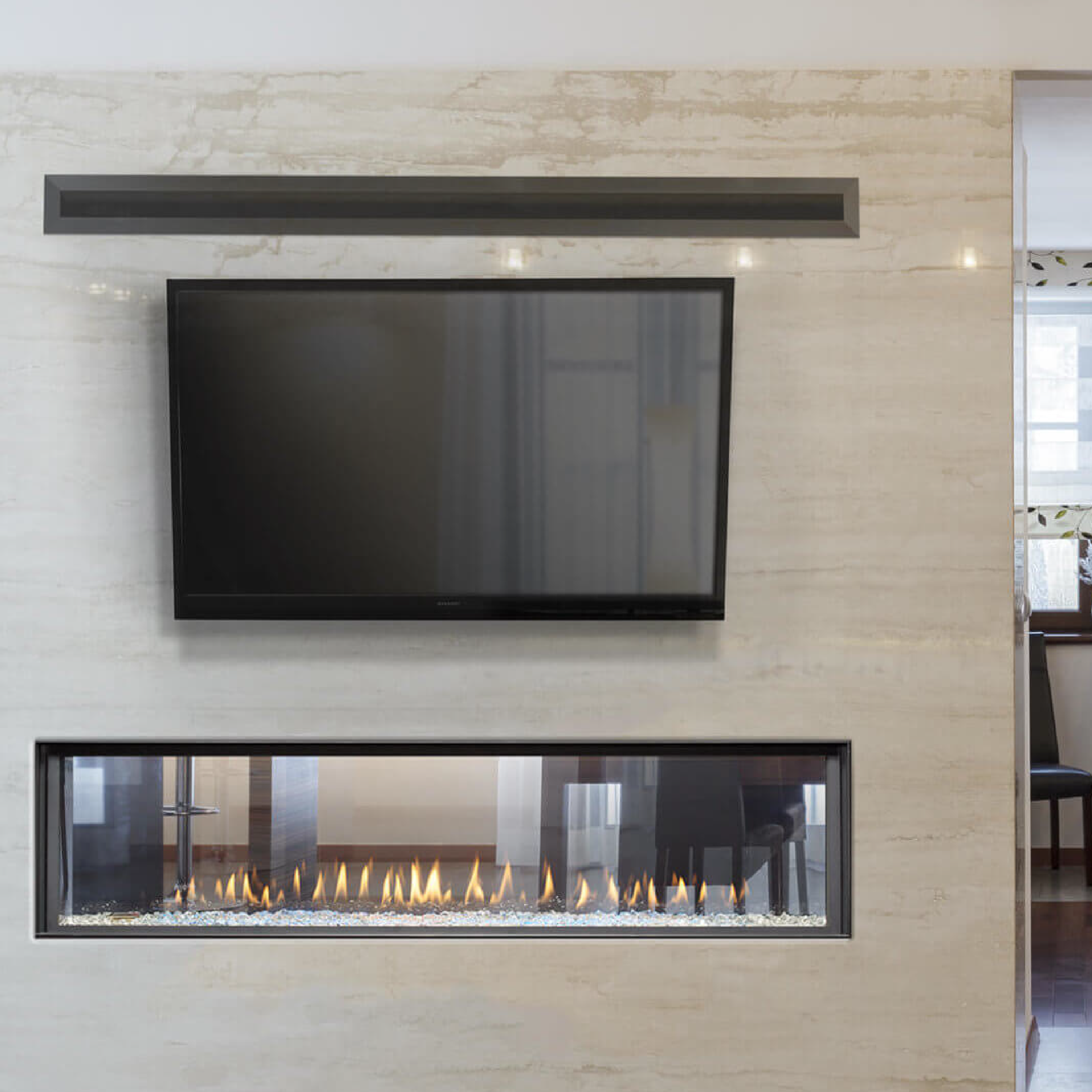 Prodigy See Through Fireplace