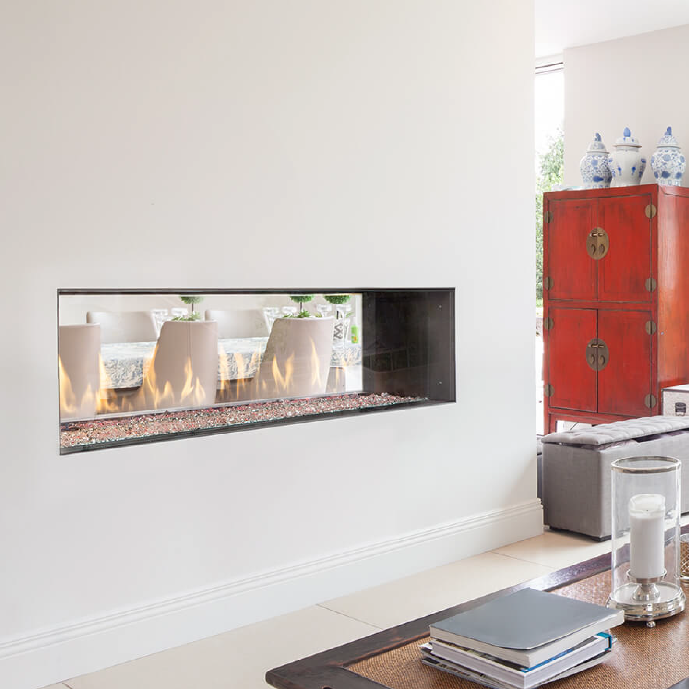 Prodigy See Through Fireplace