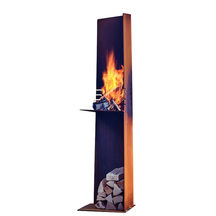 RAIS Angle Outdoor Fireplace