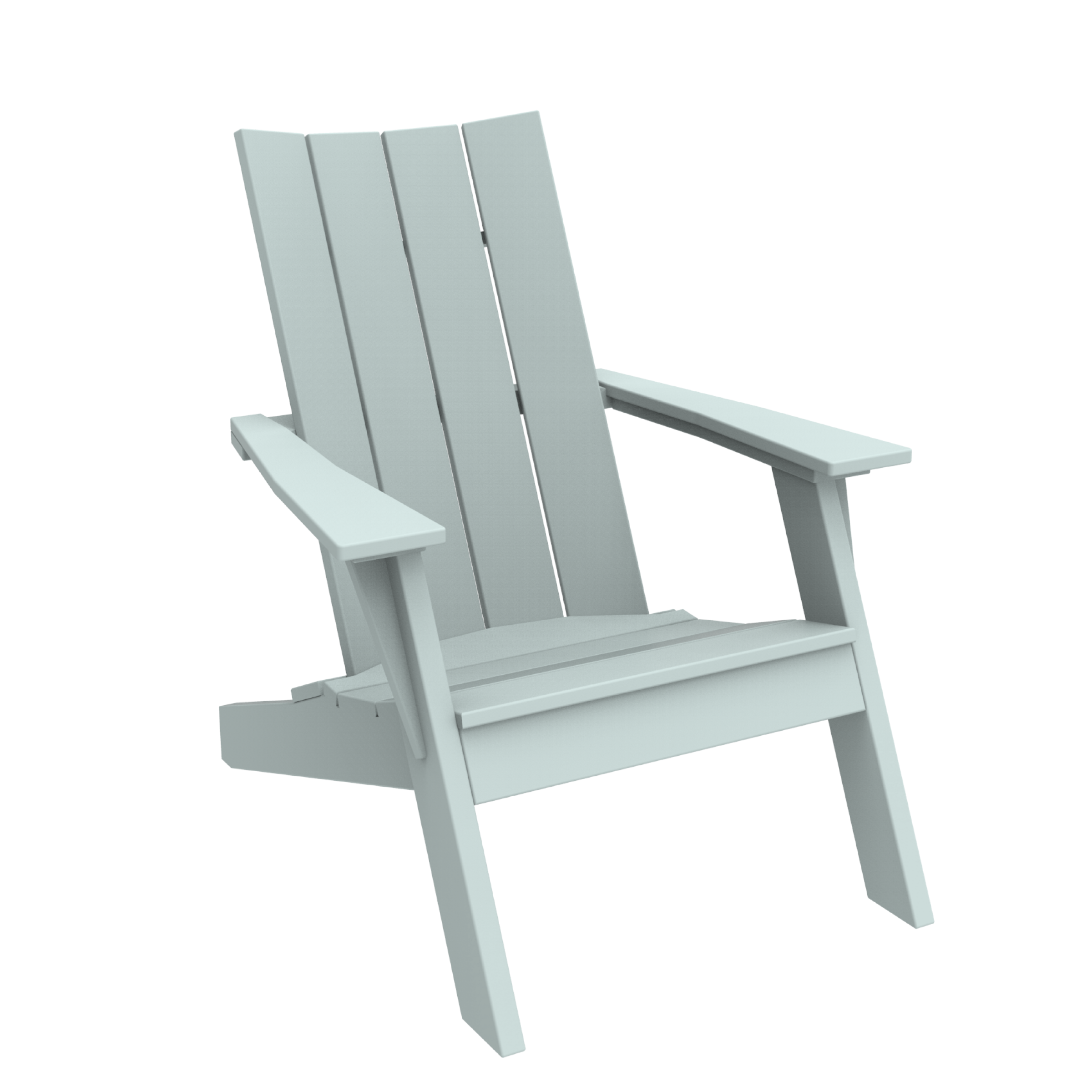 MADirondack Chairs Set with Side Table & Cushions in Sage