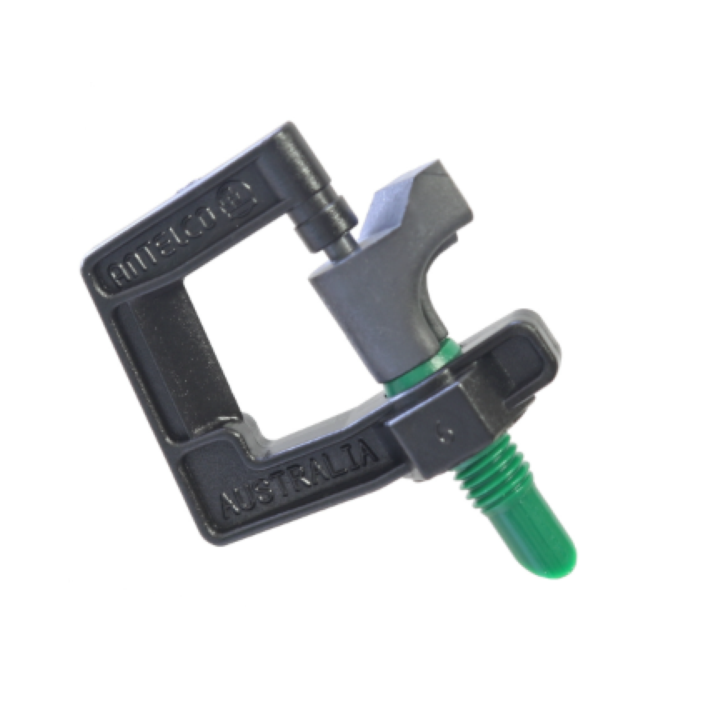 Antelco rotor spray nozzle with green grip and threaded connection