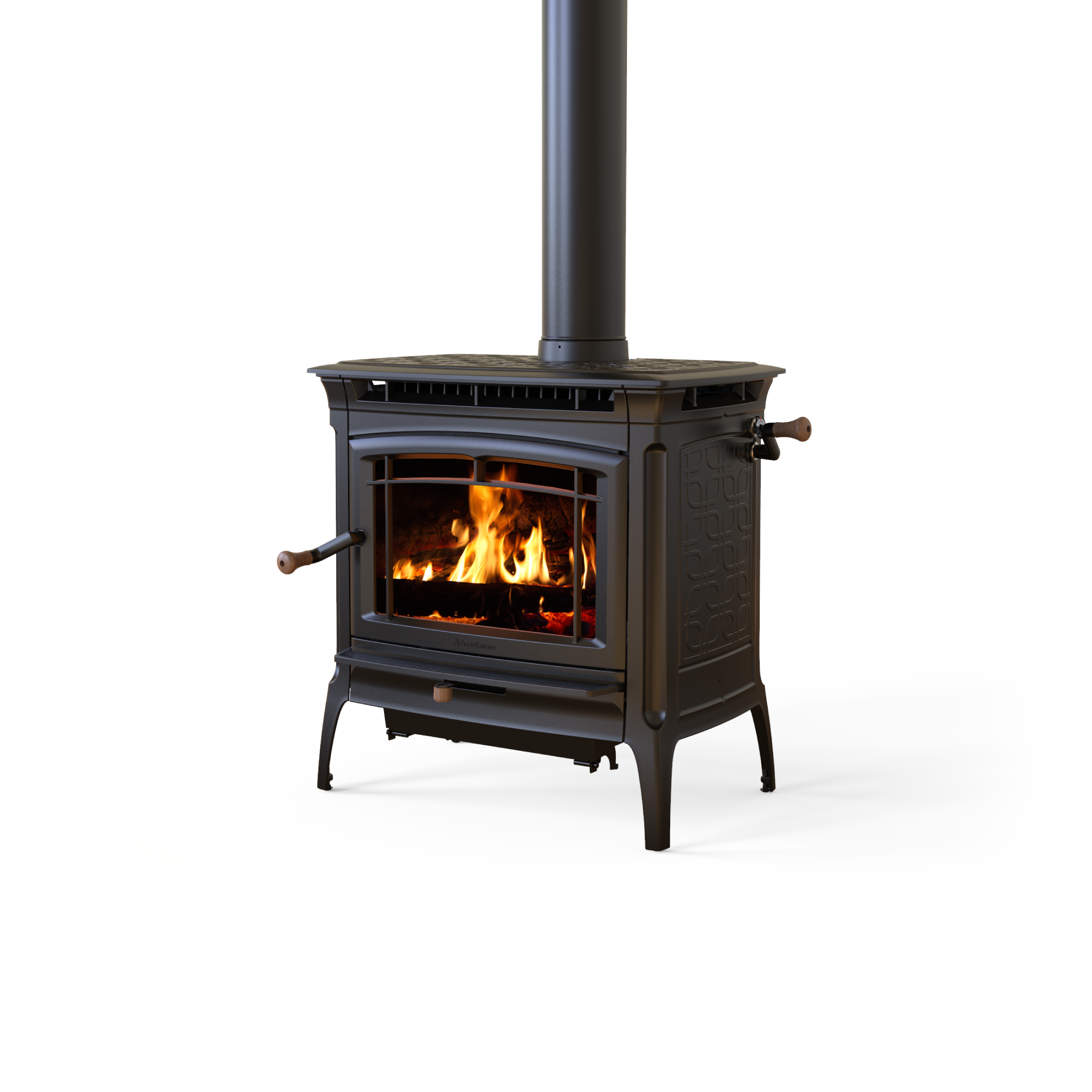 Manchester Matte Black Wood Stove