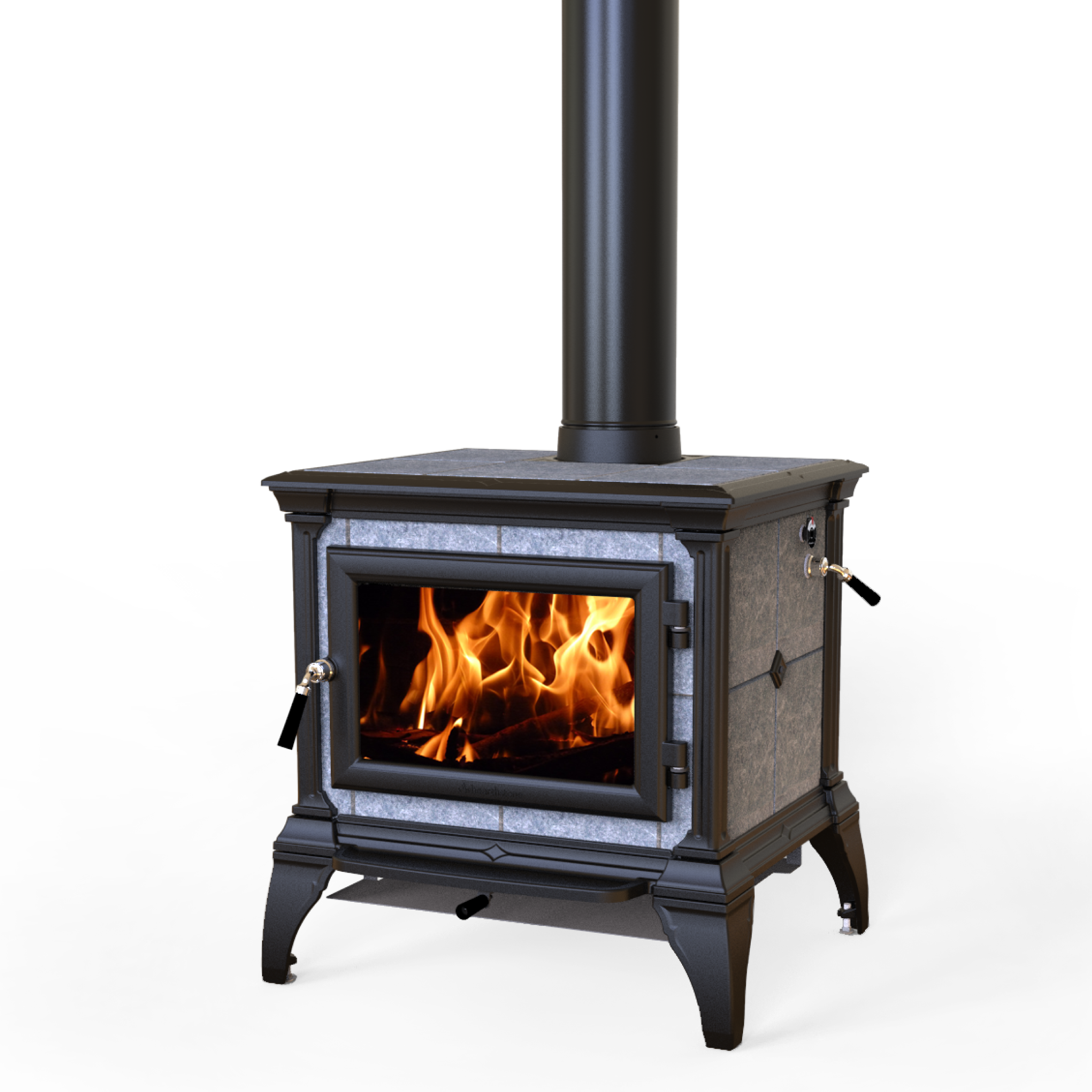 Castleton Matte Black Wood Stove