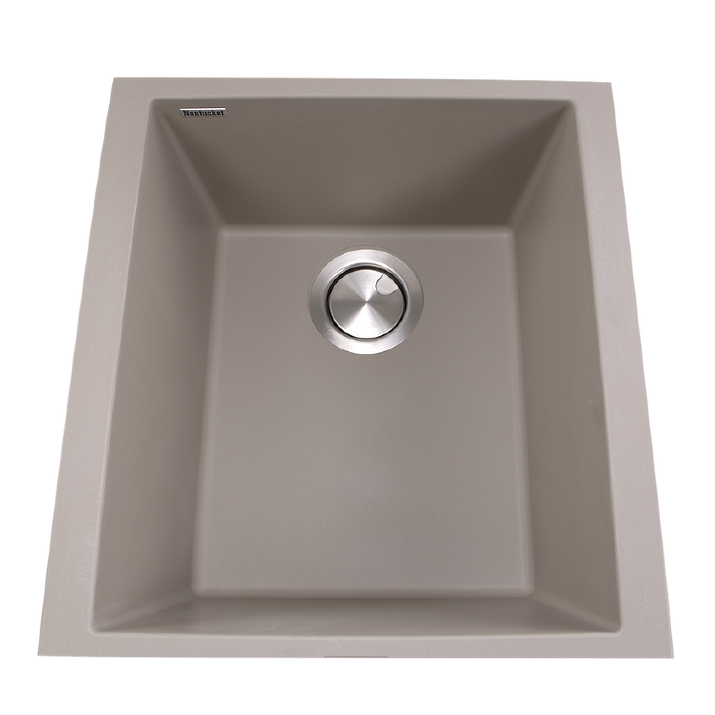 17" Single Bowl Undermount Granite Composite Bar-Prep Sink Truffle