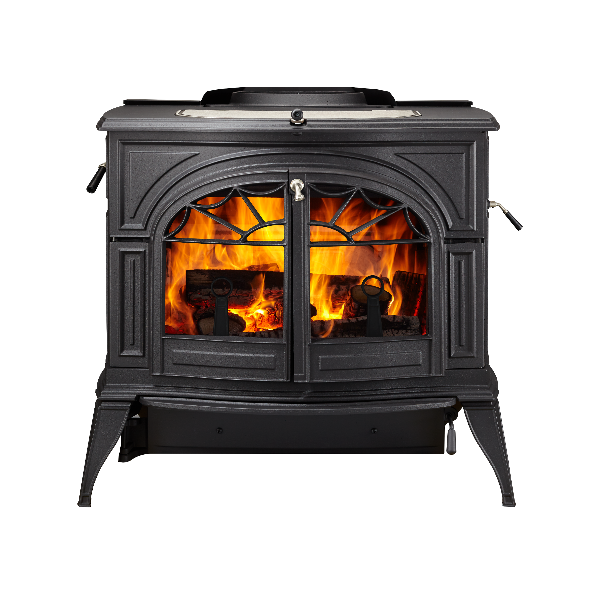 Defiant Traditional Matte Black Wood Stove