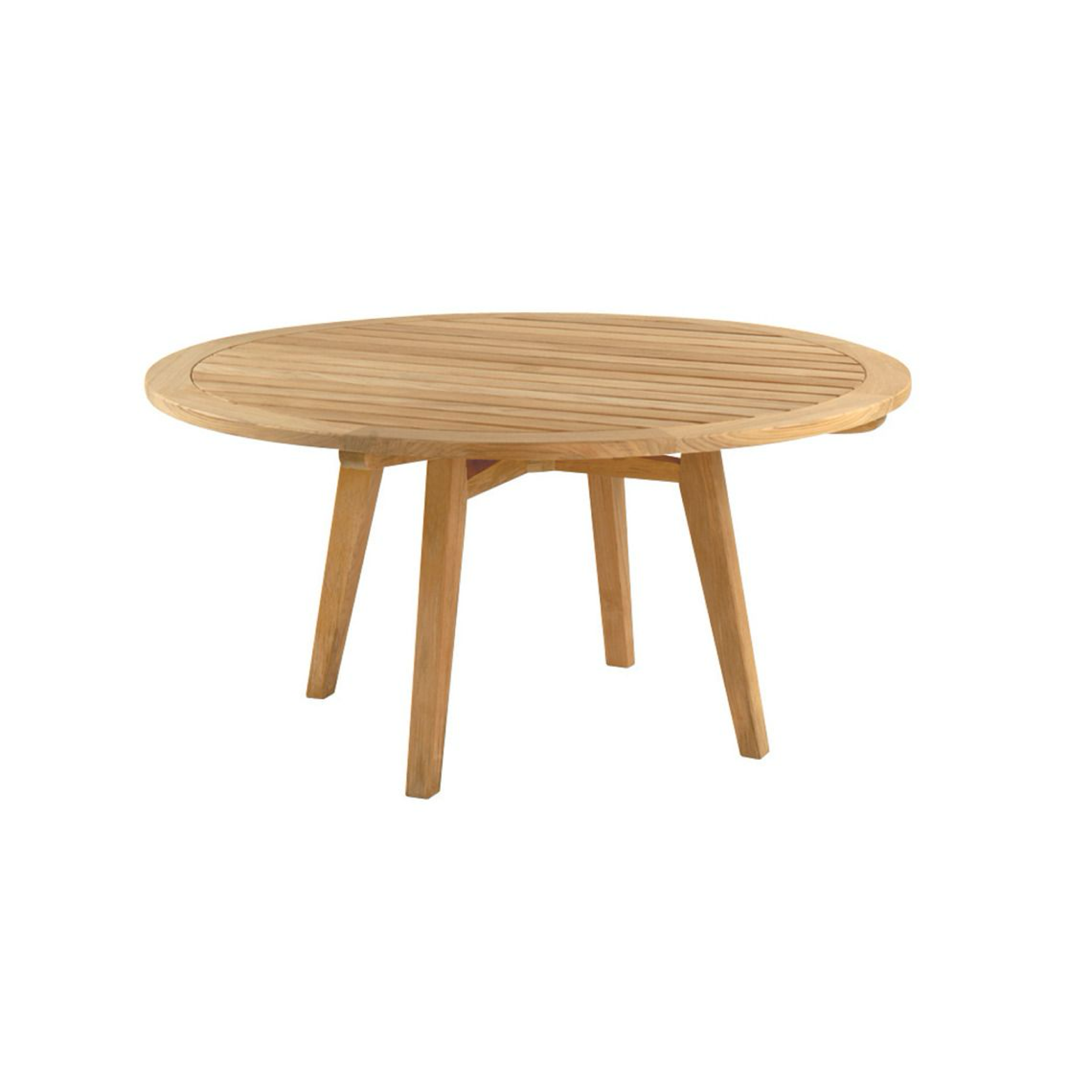 Teak 52in Round Dining Table