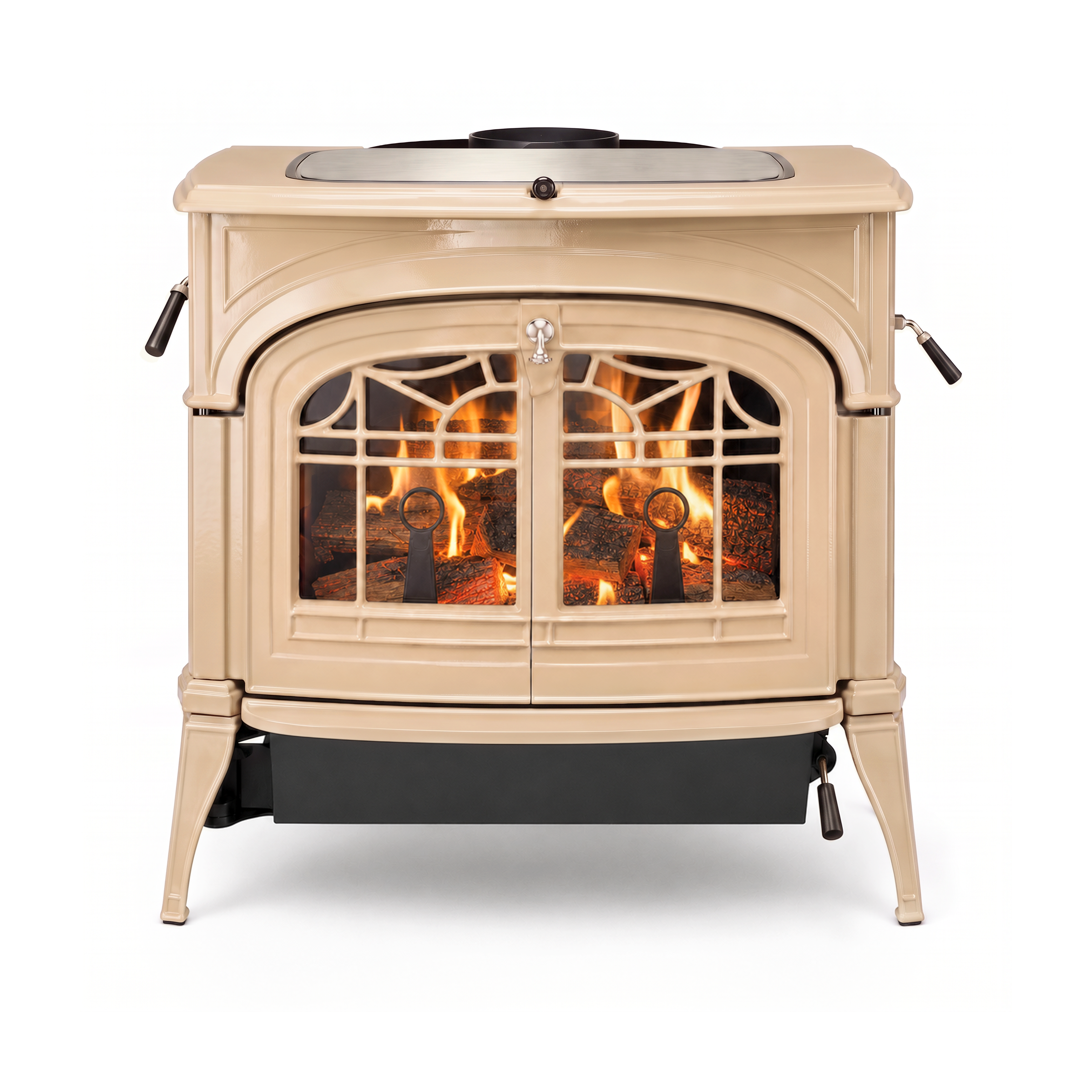 Encore Sand Enamel Wood Stove