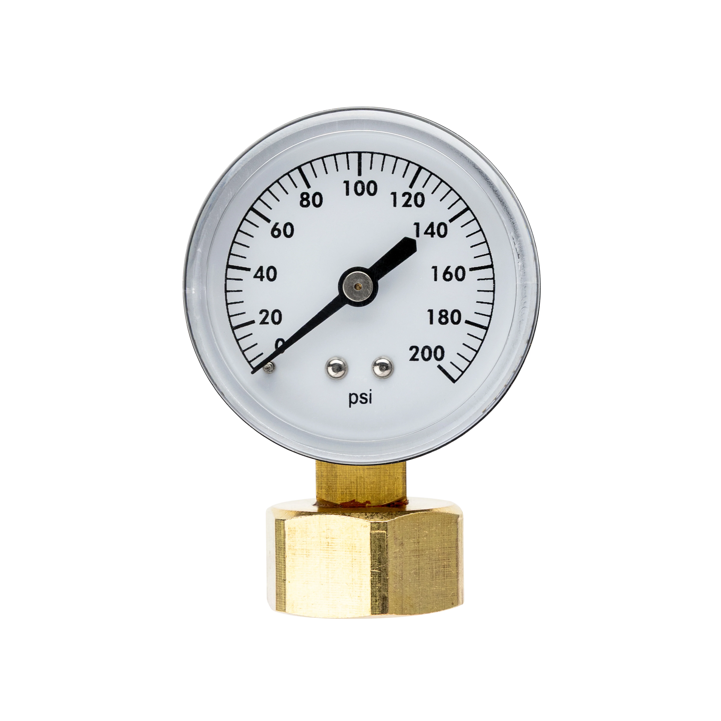 3/4-in. FHT Water Pressure Gauge 200 PSI