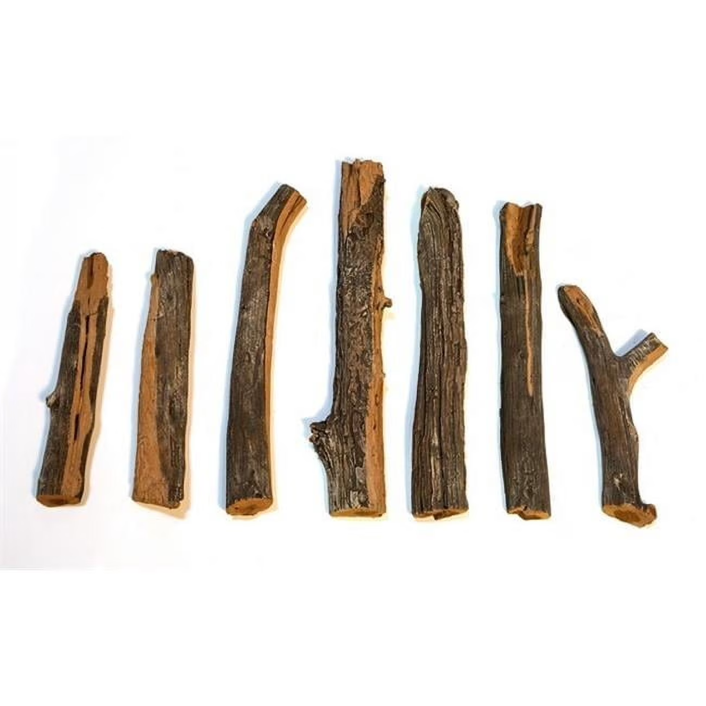 Arizona juniper Kiva fire logs, 7-piece set of split wood pieces