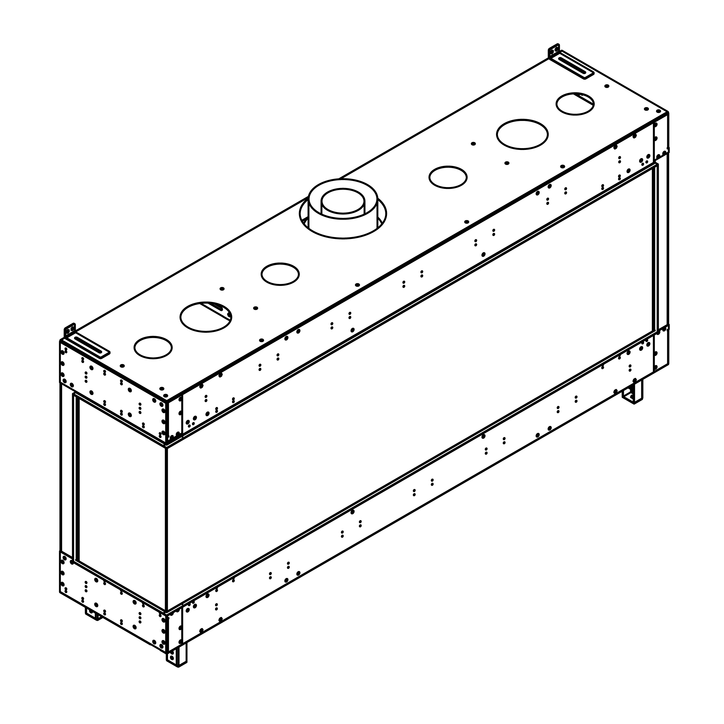 Flare Left Corner 80" x 24" Gas Fireplace