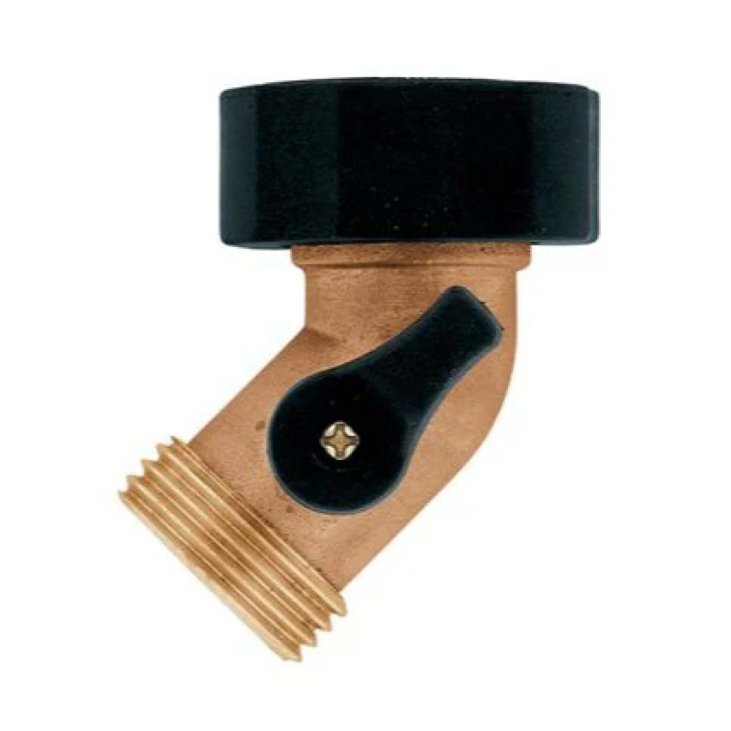 Brass Gooseneck Shut-Off Coupling