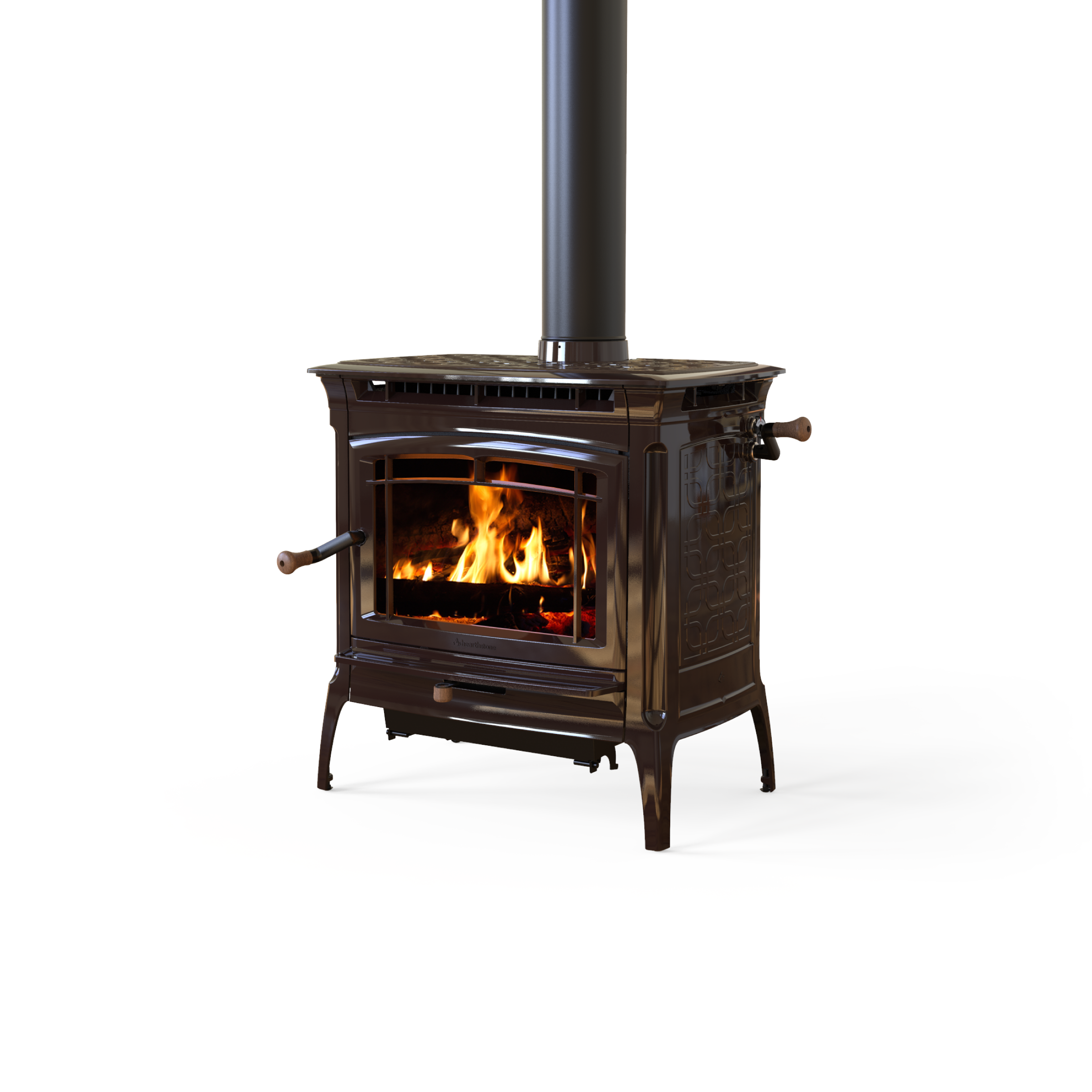 Manchester Brown Enamel Wood Stove