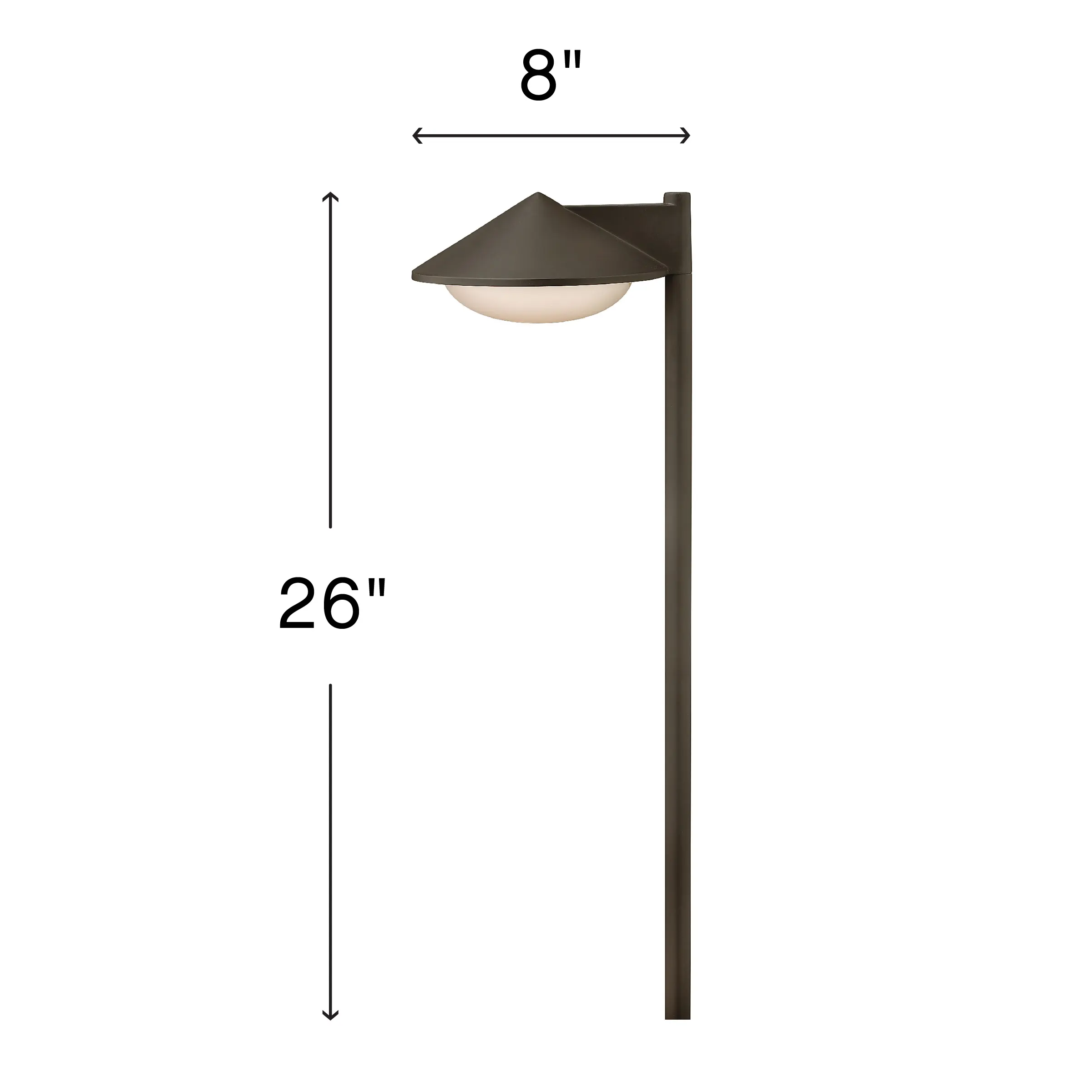 Contempo 12V LED Path Light - Charcoal Gray