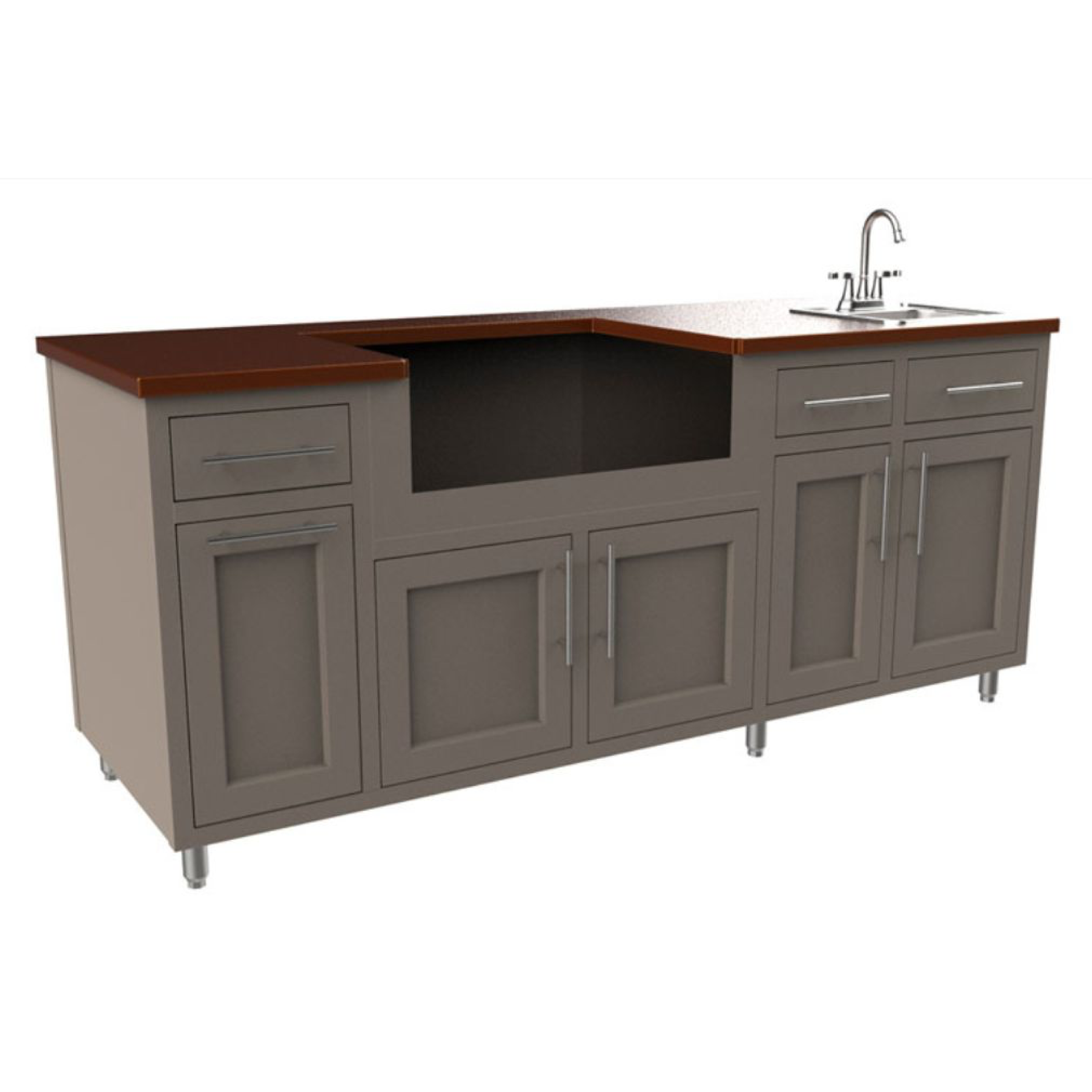 Coastal 80.875" WGDDS Outdoor Kitchen