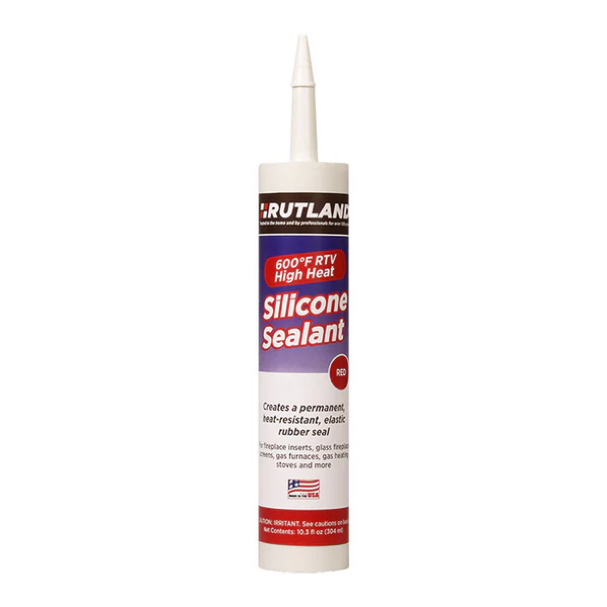 600°F RTV High Heat Silicone Sealant (Red)