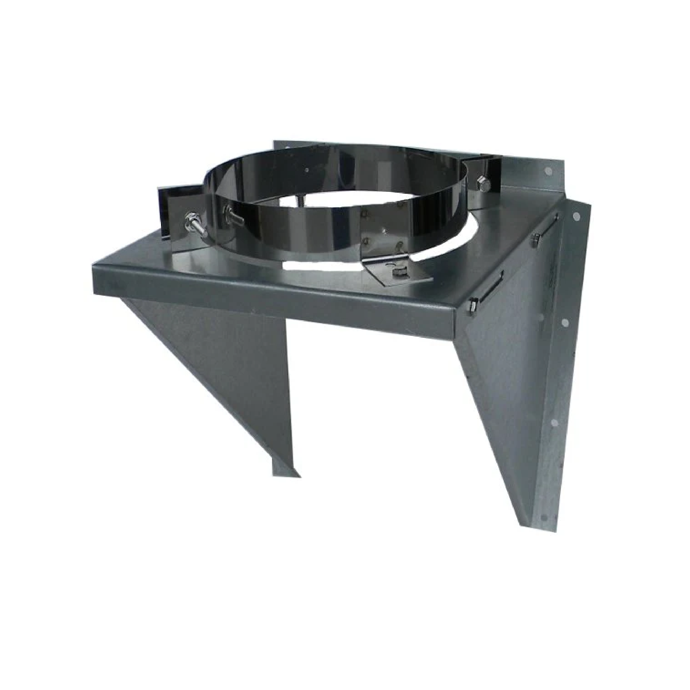 6" DuraTech Adjustable Galvanized Tee Support Bracket