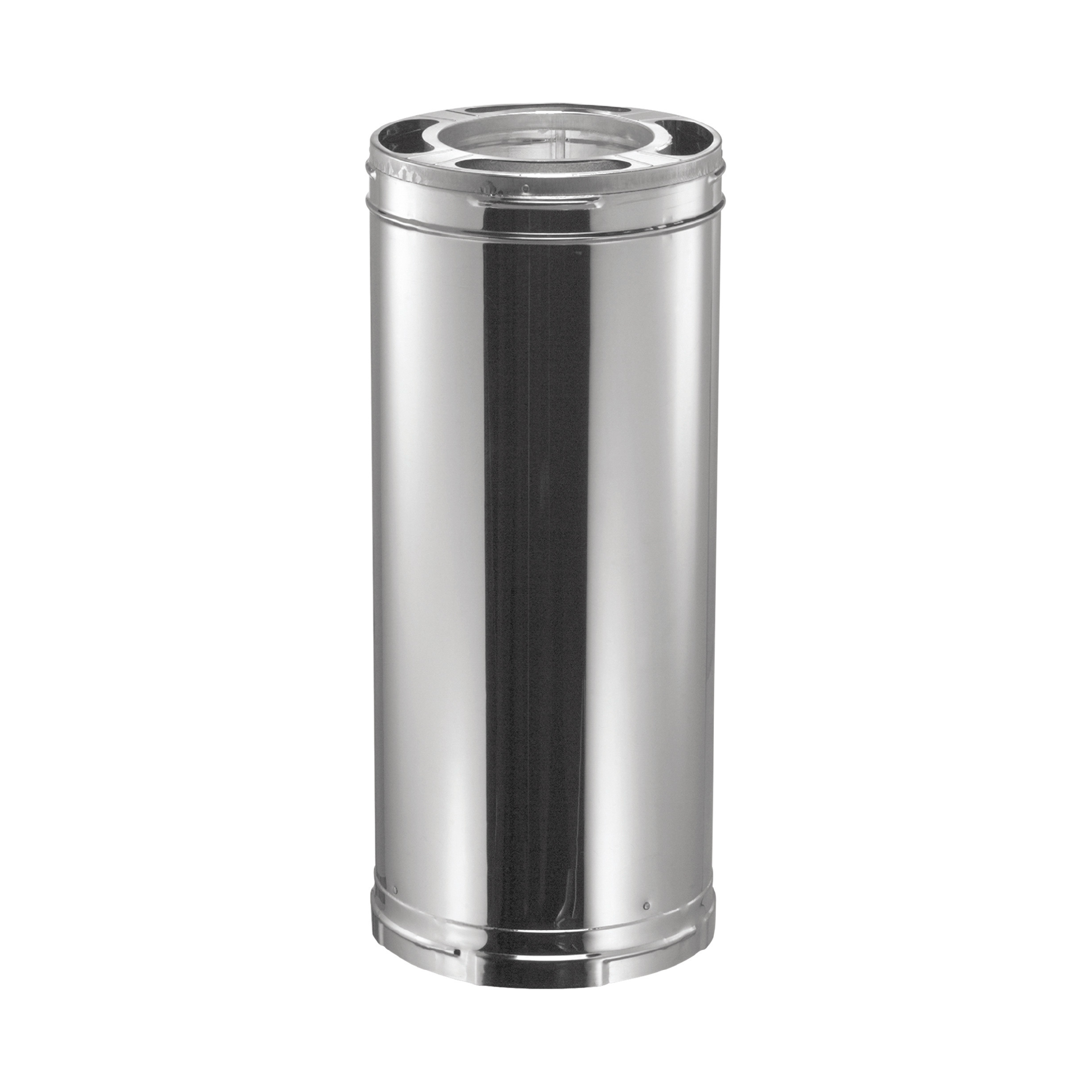 DuraPlus All-Fuel Chimney 6in. X 24in. Diameter Chimney Pipe (Galvanized)
