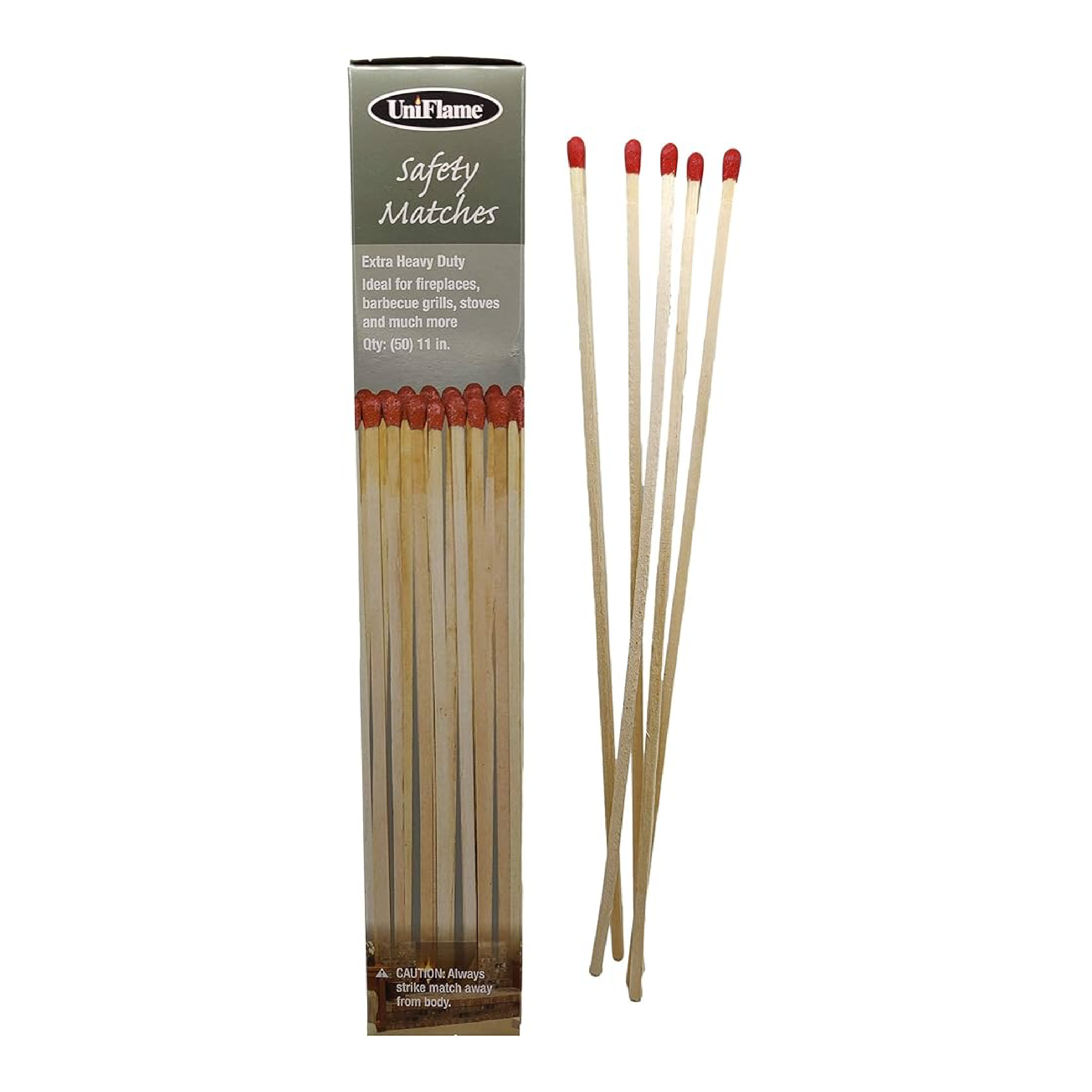 Long-Handle Fireplace Matches 50ct Box