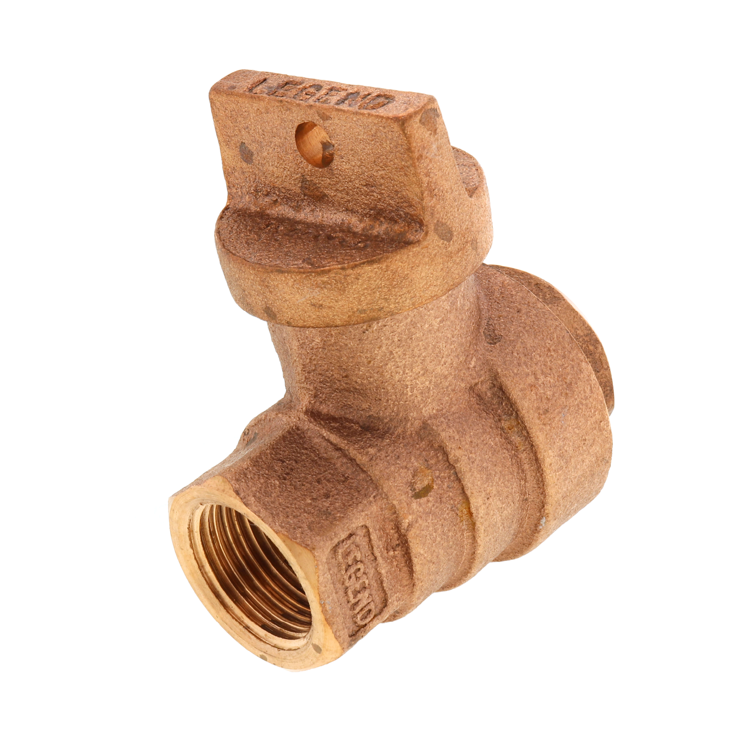 1" T-5500NL No Lead Bronze FNPT x FNPT Curb Stop