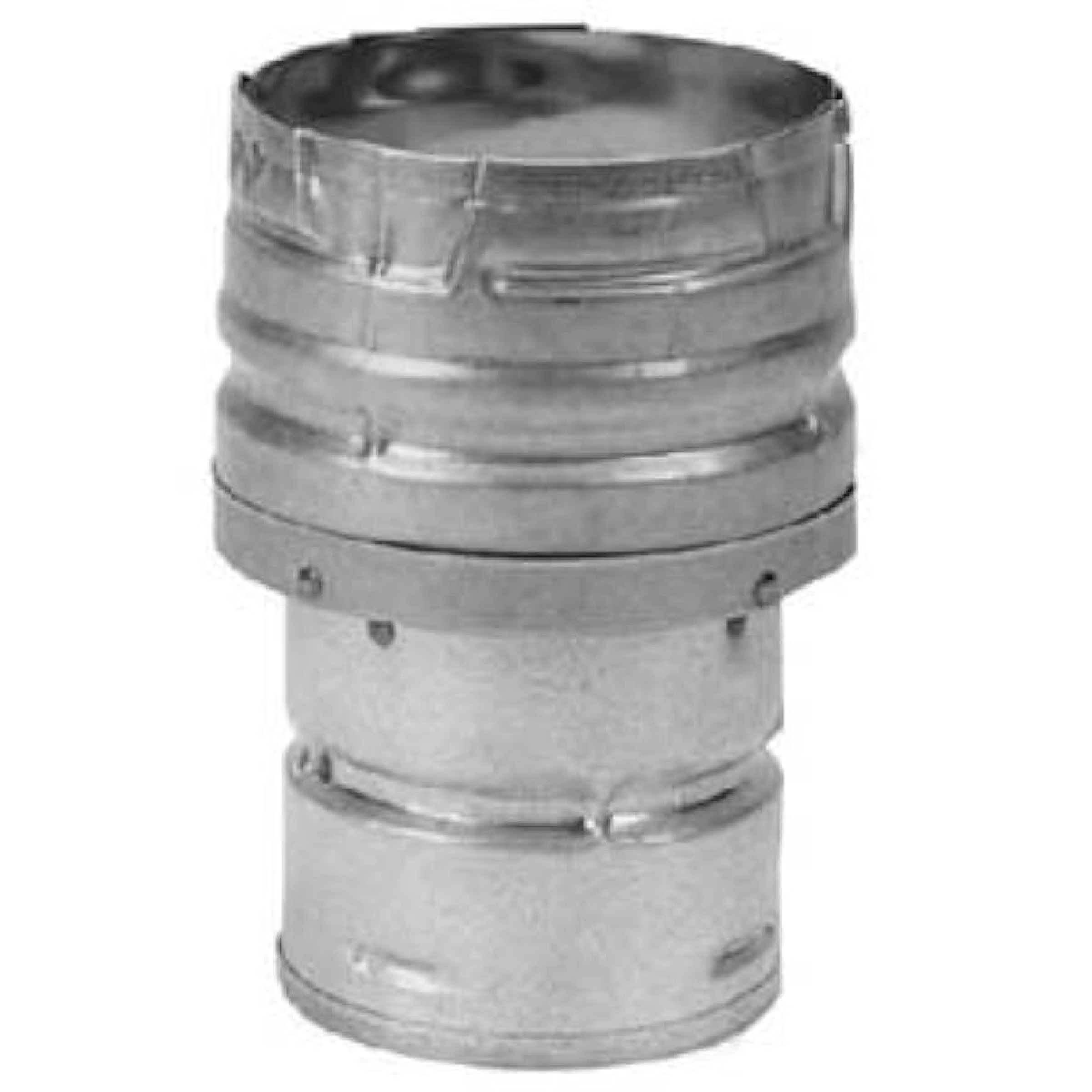 PelletVent for Multi-Fuel 3in. To 4in. Diameter Increaser