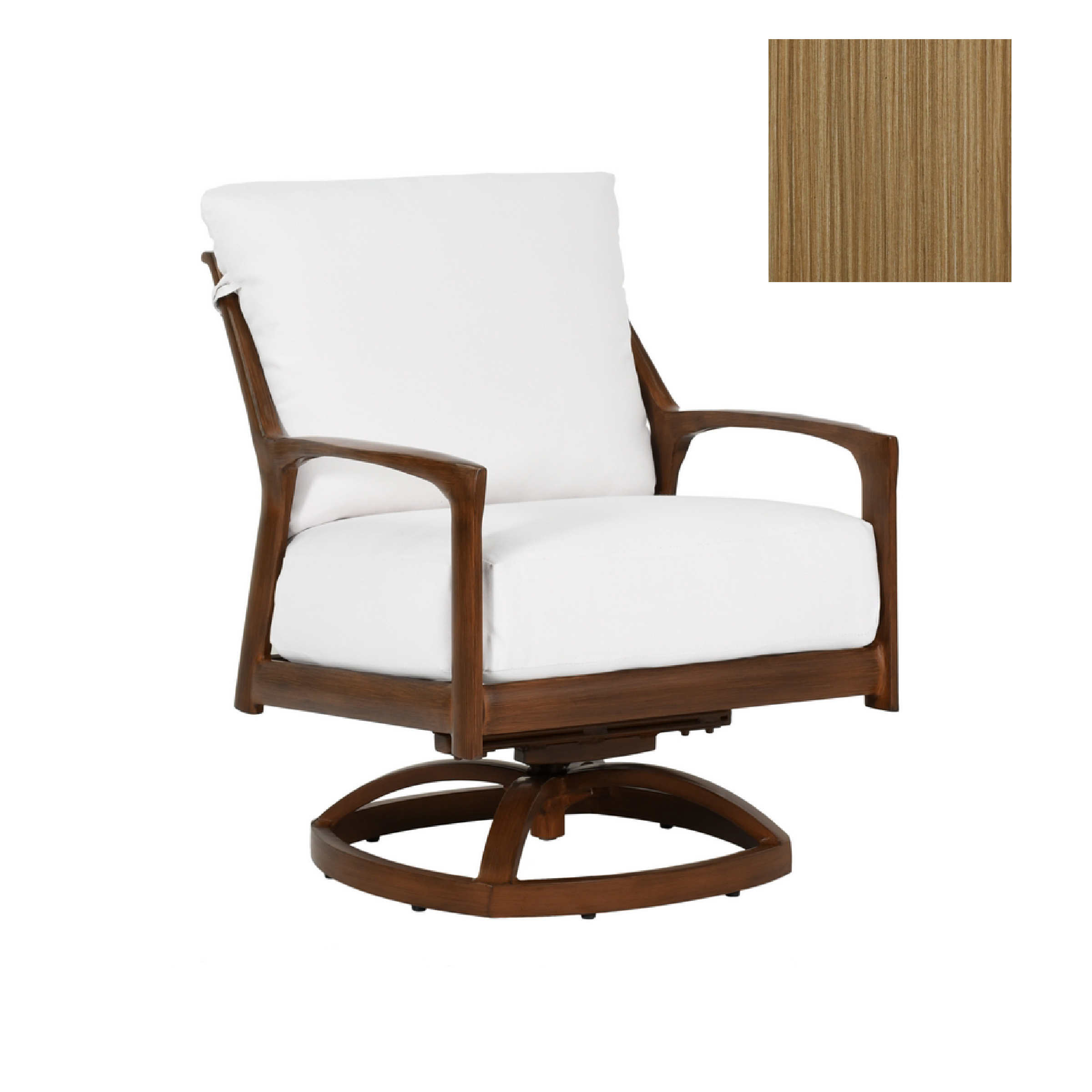 Berkeley Cushioned Lounge Swivel Rocker