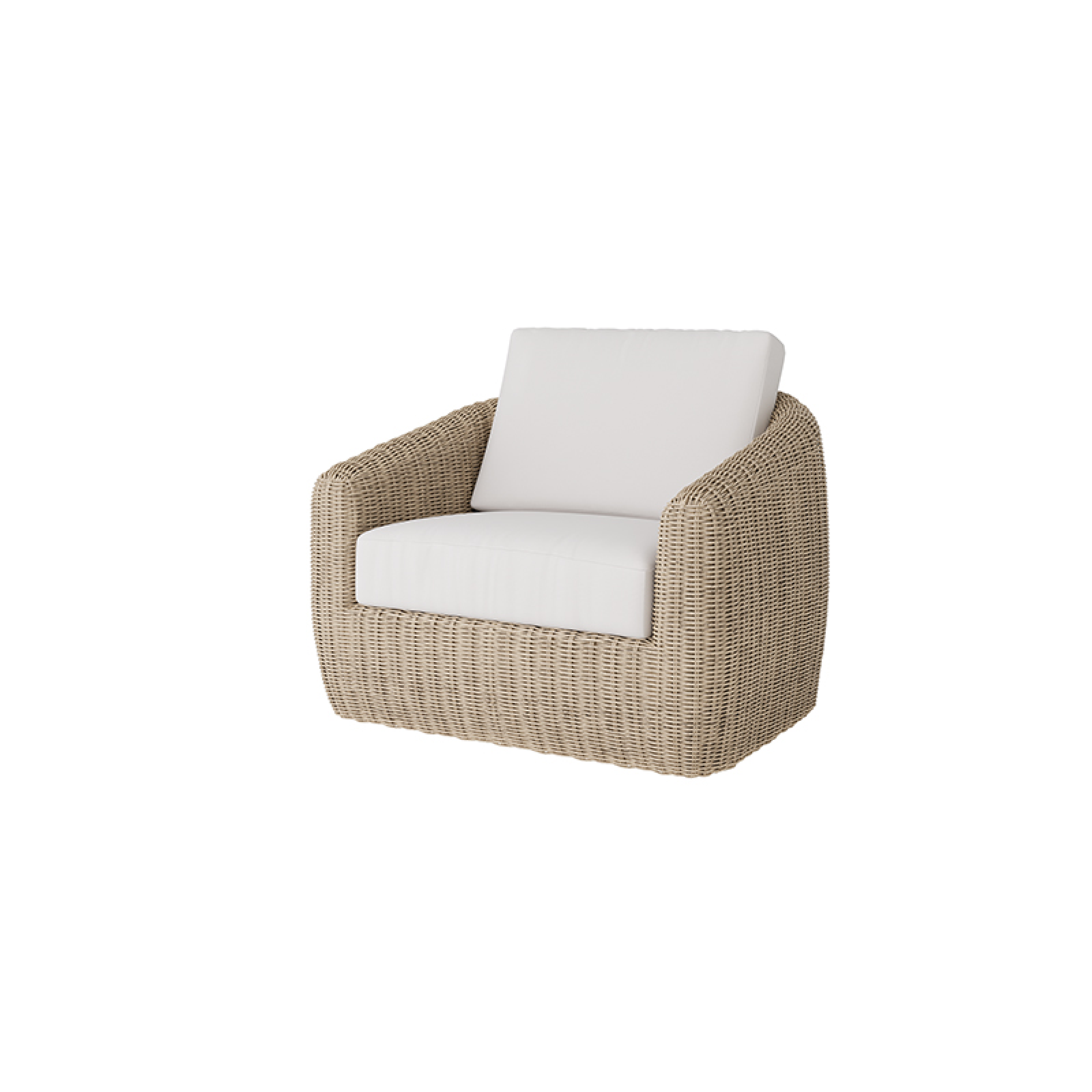 Boulevard Club Chair with Barley Weave