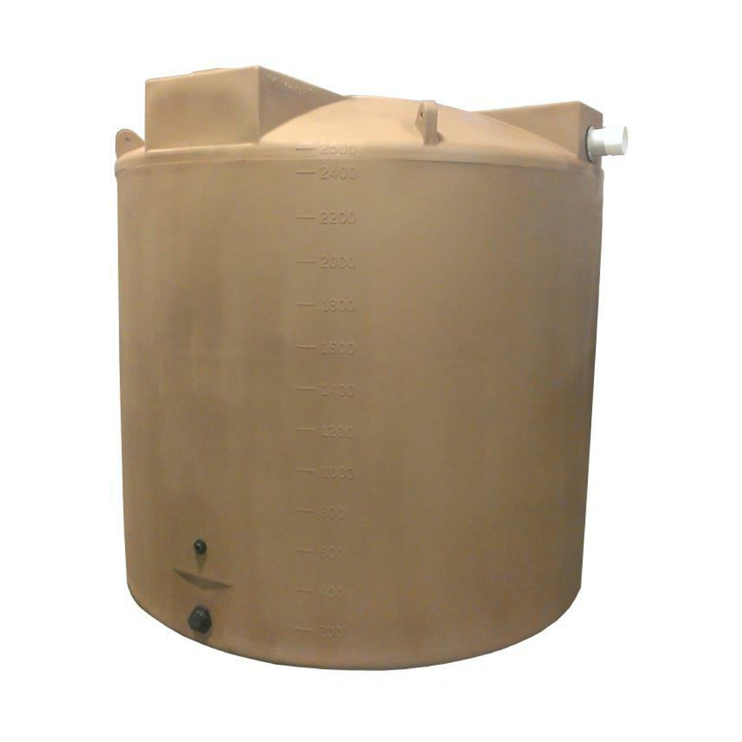 Bushman 2500g Round Mocha Water Tank