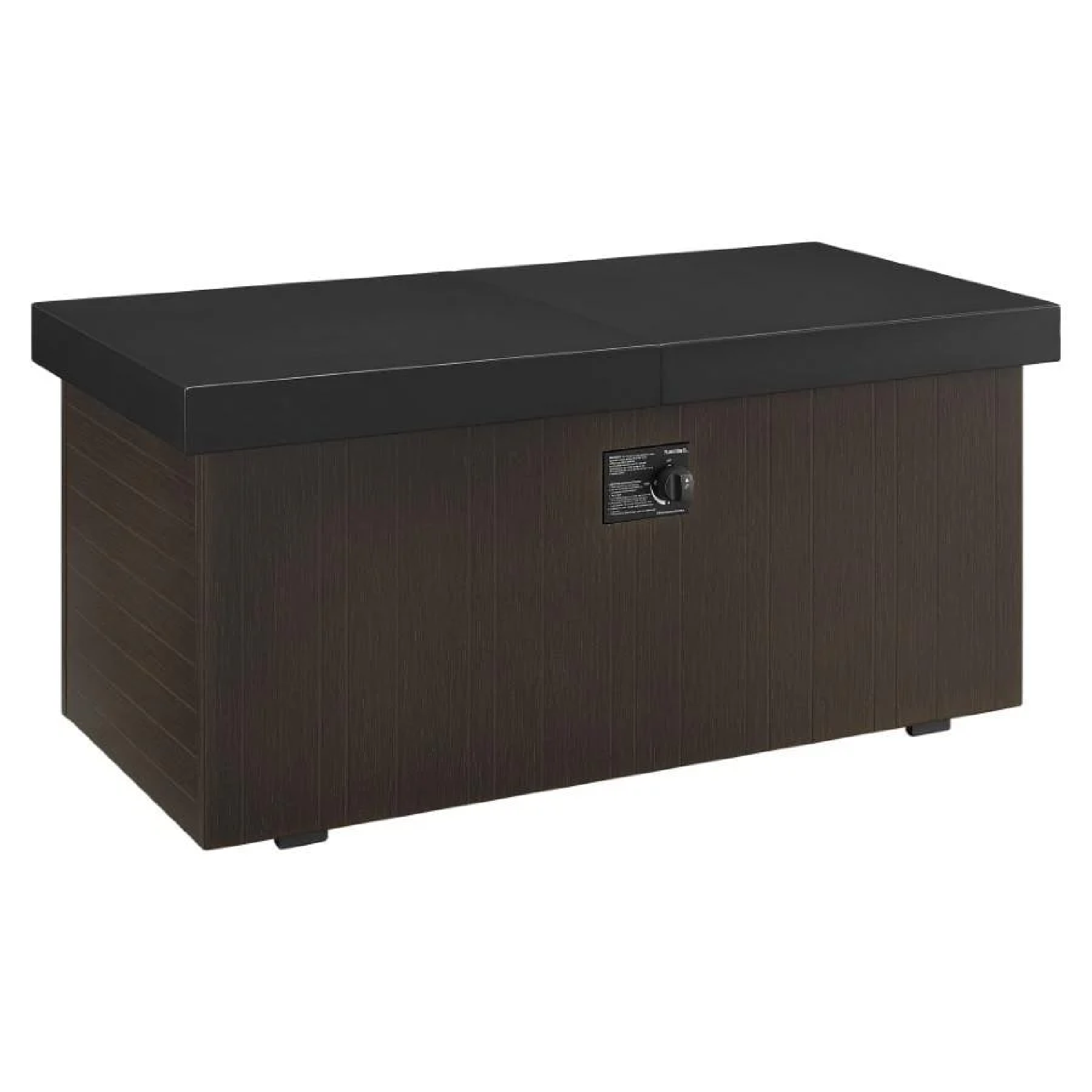 Plank and Hide 24" x 48" Rectangle Functional Propane Fire Pit